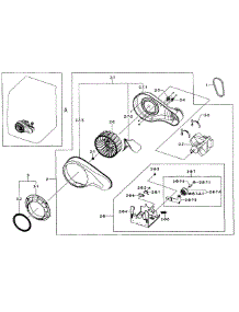 Motor Duct parts for Samsung Dryer DV457GVGSGR/AA-0000 / from AppliancePartsPros.com
