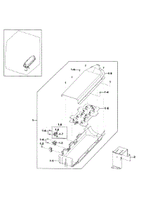 Duct Heater parts for Samsung Dryer DV330AEB/XAA-0000 / from AppliancePartsPros.com