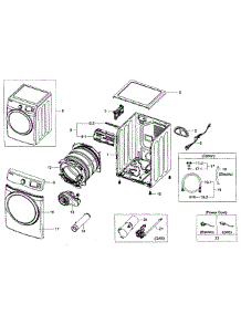 Main Assy parts for Samsung Dryer DV455GVGSWR/AA-0000 / from AppliancePartsPros.com