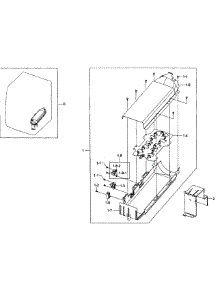 Duct Heater parts for Samsung Dryer DV405ETPAWR/AA-0000 / from AppliancePartsPros.com