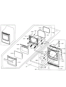 Front / Door Assy parts for Samsung Dryer DV476ETHASU/A1-0000 / from AppliancePartsPros.com