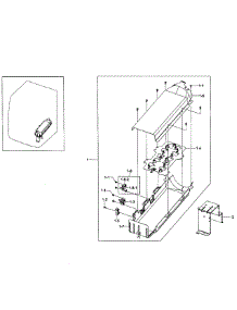 Heater Assy parts for Samsung Dryer DV476ETHASU/A1-0000 / from AppliancePartsPros.com