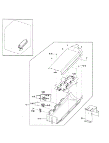 Heater Assy parts for Samsung Dryer DV328AEW/XAA-0001 / from AppliancePartsPros.com
