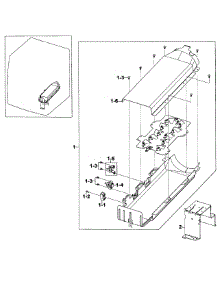 Heater Assy parts for Samsung Dryer DV520AEP/XAA-0002 / from AppliancePartsPros.com