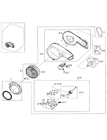 Motor Assy parts for Samsung Dryer DV448AGE/XAA-0001 / from AppliancePartsPros.com