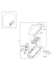 Heater Assy parts for Samsung Dryer DV511AEW/XAA-0001 / from AppliancePartsPros.com