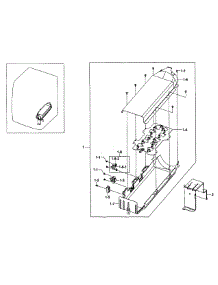 Heater Assy parts for Samsung Dryer DV448AEP/XAA-0003 / from AppliancePartsPros.com
