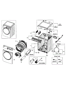 Main Assy parts for Samsung Dryer DV448AEP/XAA-0003 / from AppliancePartsPros.com