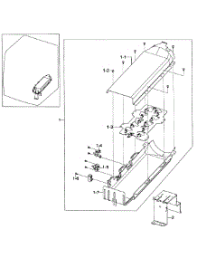 Heater Assy parts for Samsung Dryer DV448AEW/XAA-0002 / from AppliancePartsPros.com