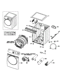 Main Assy parts for Samsung Dryer DV419AGW/XAA-0002 / from AppliancePartsPros.com