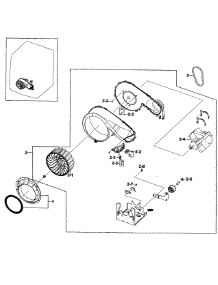 Motor Assy parts for Samsung Dryer DV419AGW/XAA-0002 / from AppliancePartsPros.com