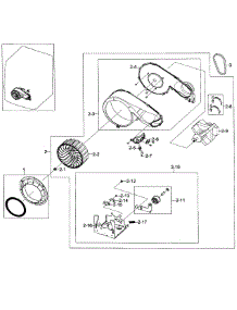 Motor Assy parts for Samsung Dryer DV448AEE/XAA-0001 / from AppliancePartsPros.com
