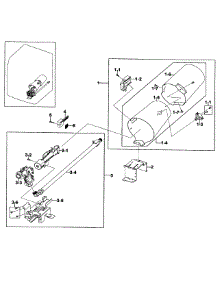 Heater Assy parts for Samsung Dryer DV419AGW/XAA-0001 / from AppliancePartsPros.com