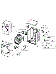 Main Assy parts for Samsung Dryer DV455EVGSGR/AA-0002 / from AppliancePartsPros.com