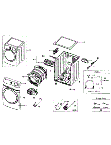 Main Assy parts for Samsung Dryer DV435GTGJWR/A1-0001 / from AppliancePartsPros.com