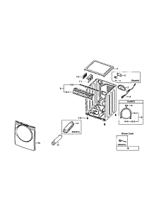 Main Assy parts for Samsung Dryer DV407AEW/XAA-0002 / from AppliancePartsPros.com