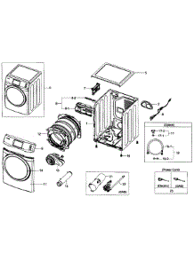 Main Assy parts for Samsung Dryer DV457GVGSWR/AA-0001 / from AppliancePartsPros.com