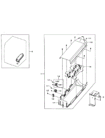Heater Assy parts for Samsung Dryer DV455EVGSWR/AA-0002 / from AppliancePartsPros.com