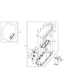 Heater Assy parts for Samsung Dryer DV400EWHDWR/AA-0001 / from AppliancePartsPros.com
