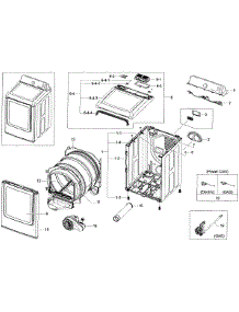 Main Assy parts for Samsung Dryer DV400GWHDWR/AA-0001 / from AppliancePartsPros.com