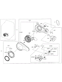 Motor Assy parts for Samsung Dryer DV400GWHDWR/AA-0001 / from AppliancePartsPros.com