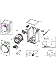 Main Assy parts for Samsung Dryer DV455GVGSWR/AA-0001 / from AppliancePartsPros.com