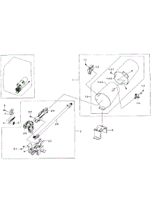 Heater Assy parts for Samsung Dryer DV431AGP/XAA-0002 / from AppliancePartsPros.com