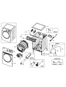 Main Assy parts for Samsung Dryer DV431AEP/XAA-0002 / from AppliancePartsPros.com