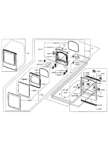 Front Assy parts for Samsung Dryer DV456GWHDWR/AA-0001 / from AppliancePartsPros.com