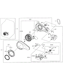 Motor Asy parts for Samsung Dryer DV422GWHDWR/AA-0001 / from AppliancePartsPros.com