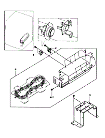 Heater Assy parts for Samsung Dryer DV2C6BEW/XAA-0000 / from AppliancePartsPros.com