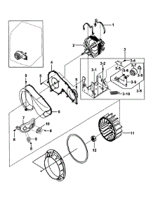 Motor Assy parts for Samsung Dryer DV316LEW/XAA-0000 / from AppliancePartsPros.com