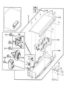 Heater parts for Samsung Dryer DV218AEW/XAA-0000 / from AppliancePartsPros.com