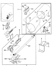 Heater parts for Samsung Dryer DV209AGW/XAA-0000 / from AppliancePartsPros.com