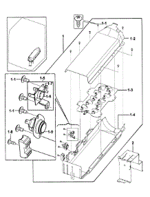 Heater parts for Samsung Dryer DV218AEB/XAA-0000 / from AppliancePartsPros.com