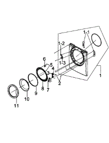 Door Assy parts for Samsung Dryer DV203AEW/XAA-0000 / from AppliancePartsPros.com