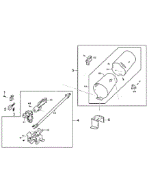 Heater Assy parts for Samsung Dryer DV210AGW/XAA / from AppliancePartsPros.com