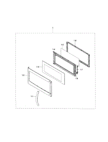  / Hood Combo  Door Assy parts for Samsung Microwave ME17H703SHW/AA-0000 / from AppliancePartsPros.com