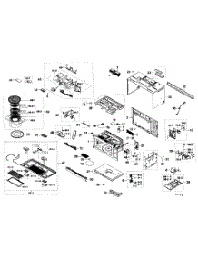  / Hood Combo  Main Assy parts for Samsung Microwave MC17F808KDT/AA-0000 / from AppliancePartsPros.com