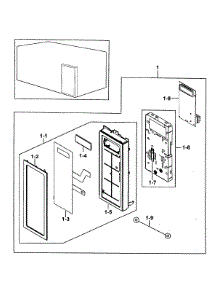 Control Assy parts for Samsung Microwave SMH7185STG/XAA / from AppliancePartsPros.com