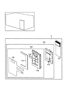  / Hood Combo  Control Assy parts for Samsung Microwave SMH9151ST/XAA-0000 / from AppliancePartsPros.com