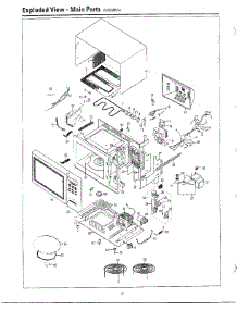 Microwave Oven Complete parts for Samsung Microwave MC6566W/XAA / from AppliancePartsPros.com