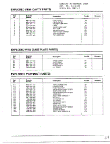 Oven  Complete Microwave Assembly Page 6 parts for Samsung Microwave MW5510/XAA / from AppliancePartsPros.com