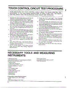 Oven  Test Procedure / Tools / Measuring parts for Samsung Microwave MW4630U/XAA / from AppliancePartsPros.com
