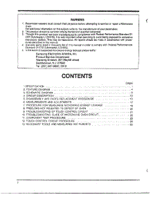 Oven  Warning / Contents parts for Samsung Microwave MW4530U/XAA / from AppliancePartsPros.com