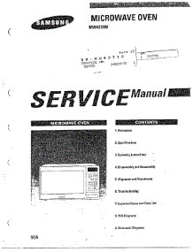 Microwave Oven / Contents parts for Samsung Microwave MW4371G/XAA / from AppliancePartsPros.com