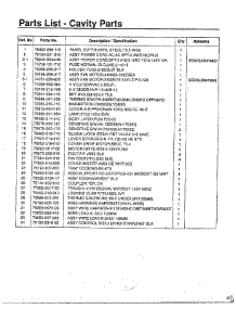 Cavity parts for Samsung Microwave MW3540T/XAA / from AppliancePartsPros.com