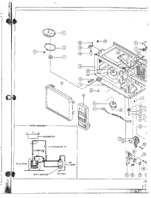 Oven  Microwave Complete parts for Samsung Microwave MW5350W/XAA / from AppliancePartsPros.com