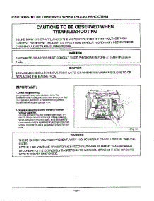 Oven (0.4 Cu Ft  Cautions Observed / Troubleshooting parts for Samsung Microwave MW2130U/XAA / from AppliancePartsPros.com