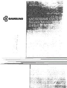 Oven (0.4 Cu Ft  Microwave Oven parts for Samsung Microwave MW2130U/XAA / from AppliancePartsPros.com